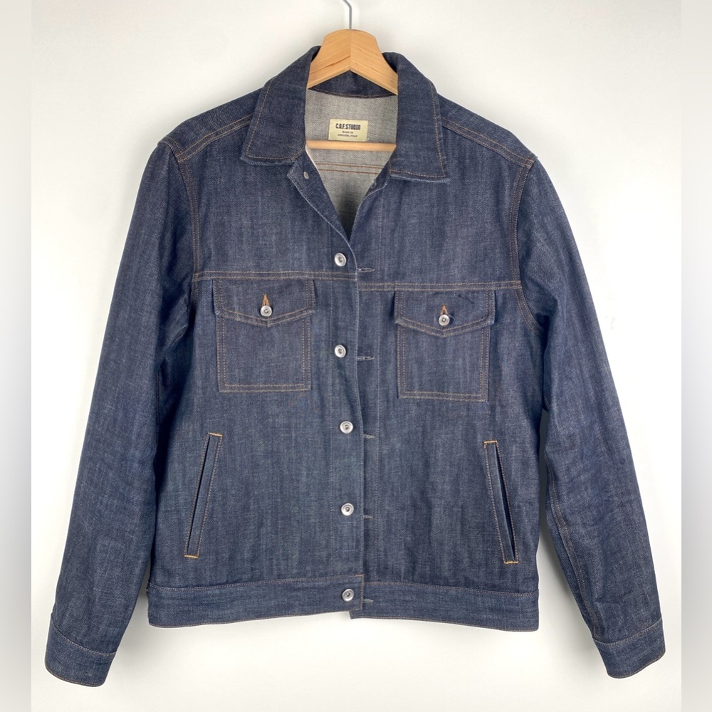 C.O.F. Studio Candiani Denim Standard Jacket in Unwashed